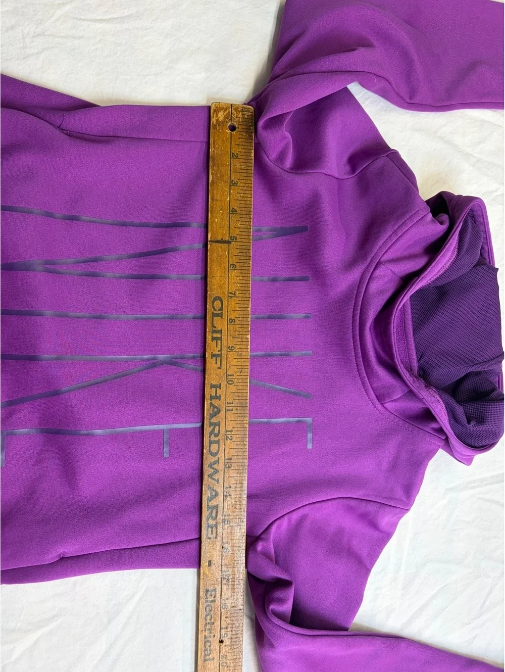 Nike Dri-FIT Girls Purple Pullover Hoodie Athletic Sweatshirt Size L